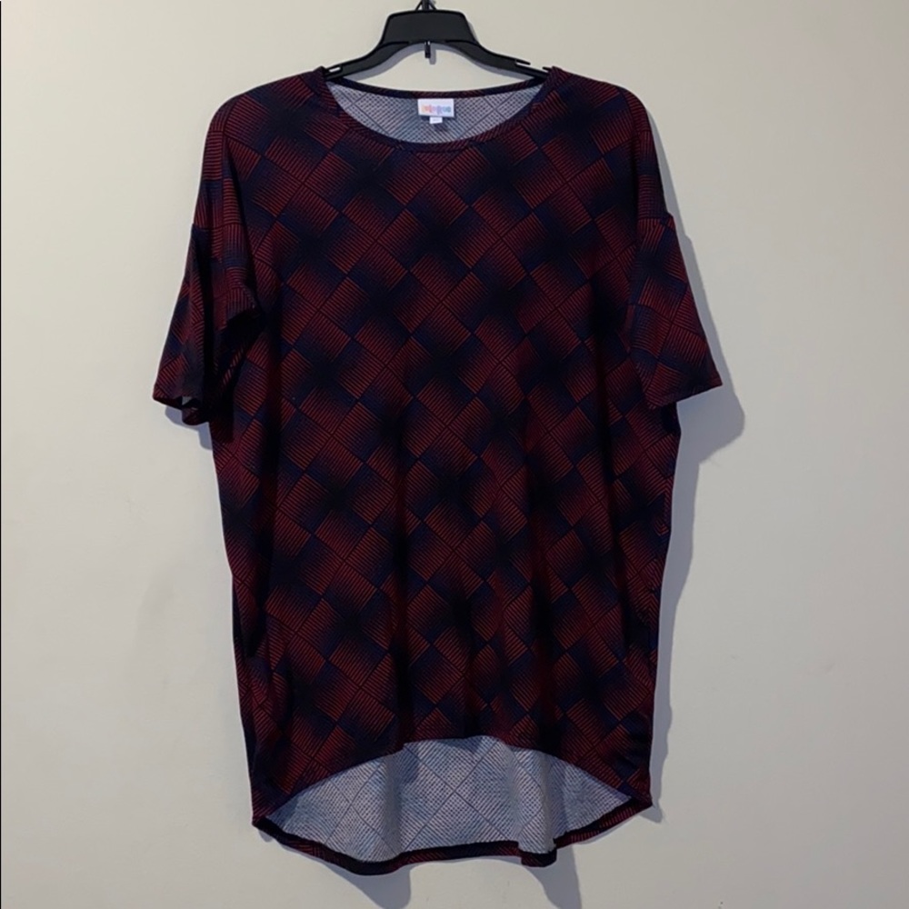 LulaRoe square pattern high low top extra small XX